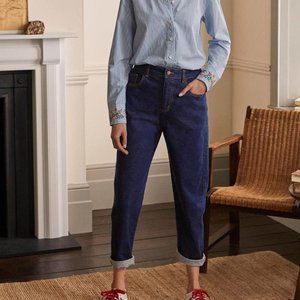 Boden High Waisted Barrell Jeans